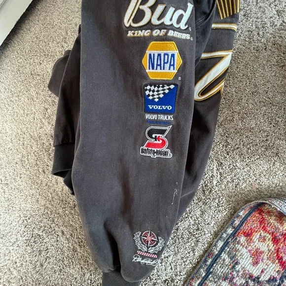 Vintage Budweiser NASCAR Racing Jacket Size XL - Picture 11 of 12